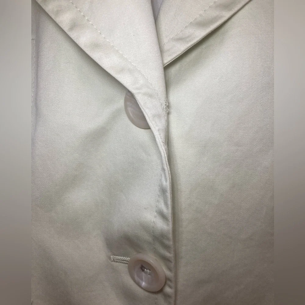 Banana Republic yellow pea coat. - Picture 3 of 11